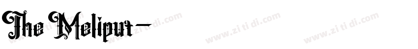 The Meliput字体转换